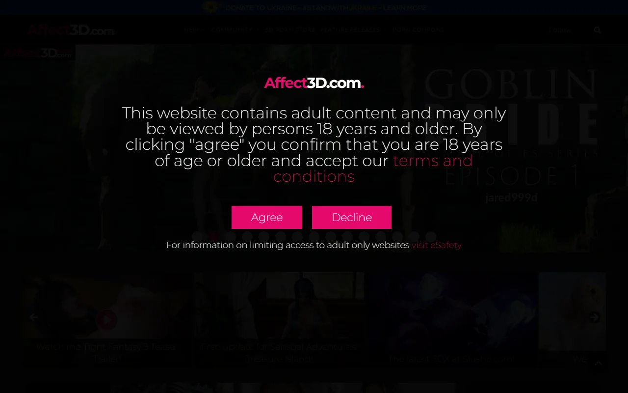 Screenshot of Affect3D