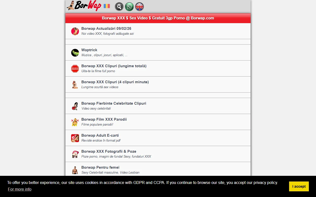 Screenshot of Borwap